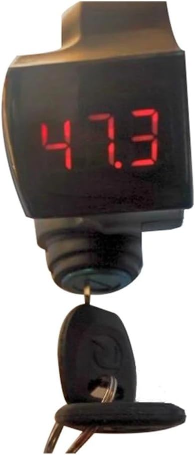 Electric Bicycle Thumb Throttle Voltmeter Digital Voltage Display Switch Power with Key Lock E-Bike Finger Thumb Throttle
