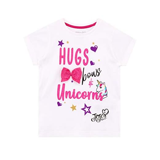 JoJo Siwa Flickor T-Shirt Enhörning Flerfärgad 122