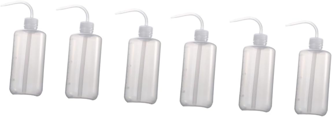 balacoo 6pcs Birds Water Adding Bottle Dispenser for Parrots Birds Ergonomic Design for Easy Watering Safe Convenient White Water Pot Accessory