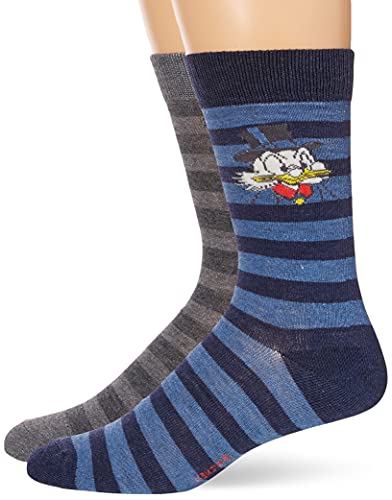 Disney Men's Ducktales 2 Pack Crew Socks