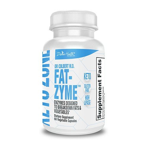 Dr. Colbert's Keto Zone Fat-Zyme - Ketogenic Digestive Enzymes - HIgh Lipase