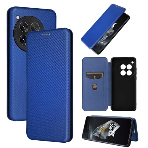 Étui hybride OnePlus 12 protection complète PU bleu