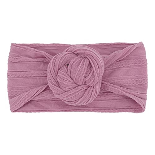 ZDDP Bandeau Fille Blanc Toddler Infant Baby Boys Girls Stretch Solide Noué Hairband Headwear Bandeau Bandeaux Épais pour s Filles Cover