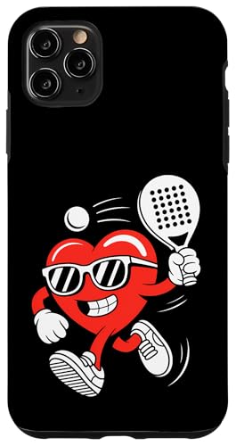 Love Padel �L���[�g �o�����^�C�� �n�[�g �X�}�z�P�[�X iPhone 11 Pro Max �p