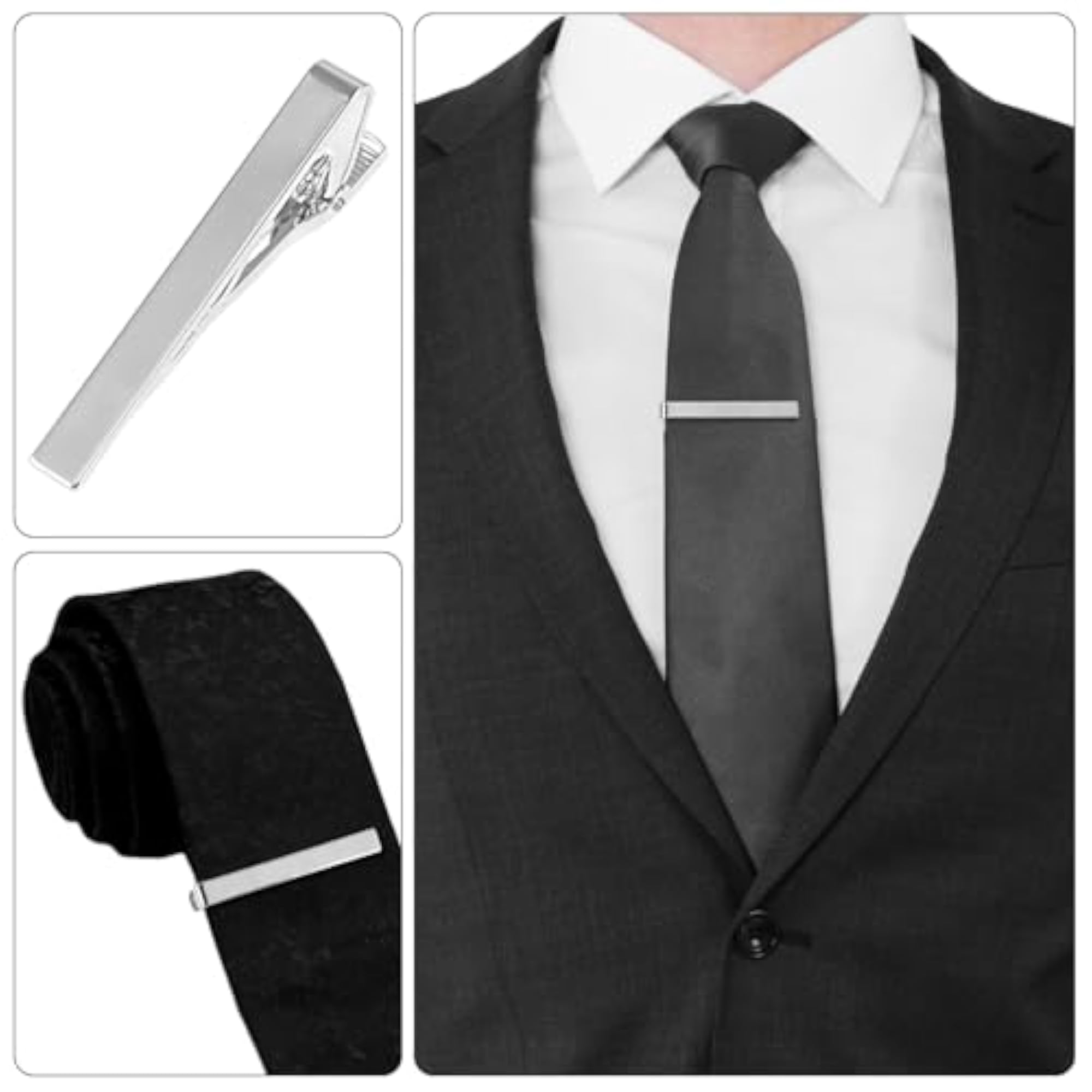 Copper Tie Clips Set of 5, Classic Accessories