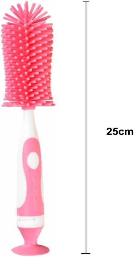 Washing Kitchen Soft Silicone Temperature Resistance Feeding Bottle Brush Spout Tube Teat Household Remove Stains Cup Cleaning