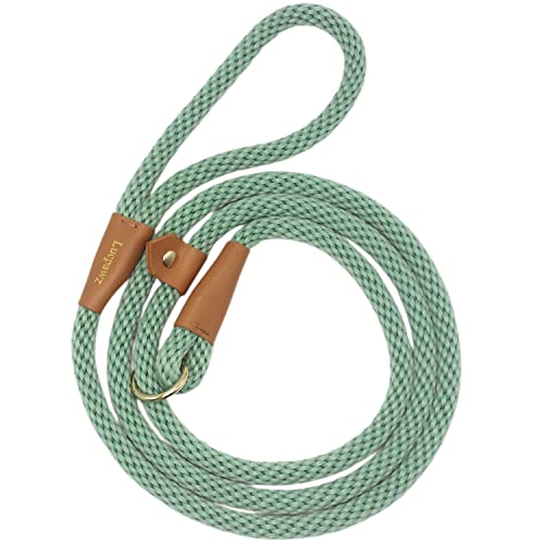 Slip Leads For Dogs 6Ft, Rope Slip Leash, Slip Rope Soft Leash, Easy To Use Slip Leash Collar Combo #TOP12