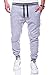 Produktbild behype. Herren Lange Trainingshose Jogging-Hose Sporthose 60-52 (S, Grau)