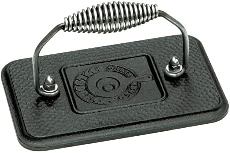Lodge Rectangular Cast Iron Grill Press