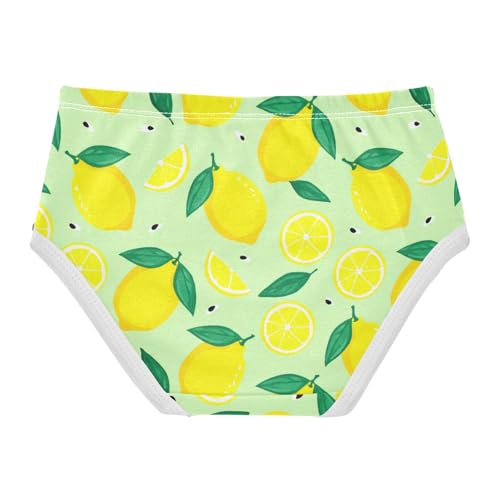 Girls' Underwear Fruit Lemon Green Toddle Brief Panties 23019632