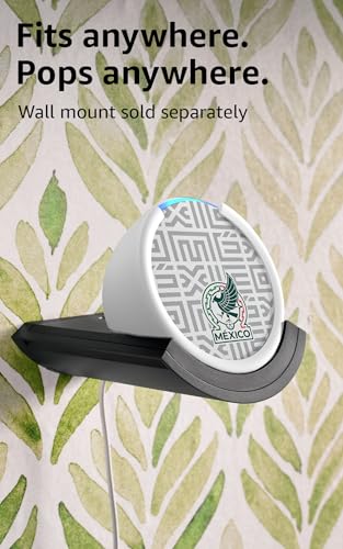 Image of Amazon Echo Pop (newest model) | Officially Licensed Mexico National Soccer Team Limited-Edition (White)