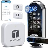 SamtechT Smart Lock and Gateway Bundle, Biometric, Fingerprint and WiFi