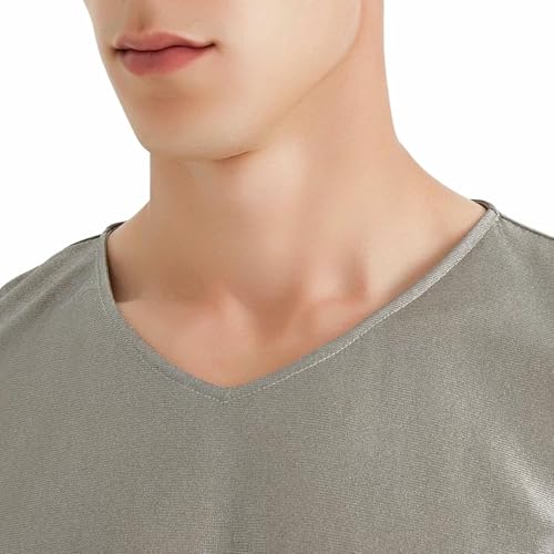 Traje anti-raspador de fibra de plata y camiseta protectora EMF 6