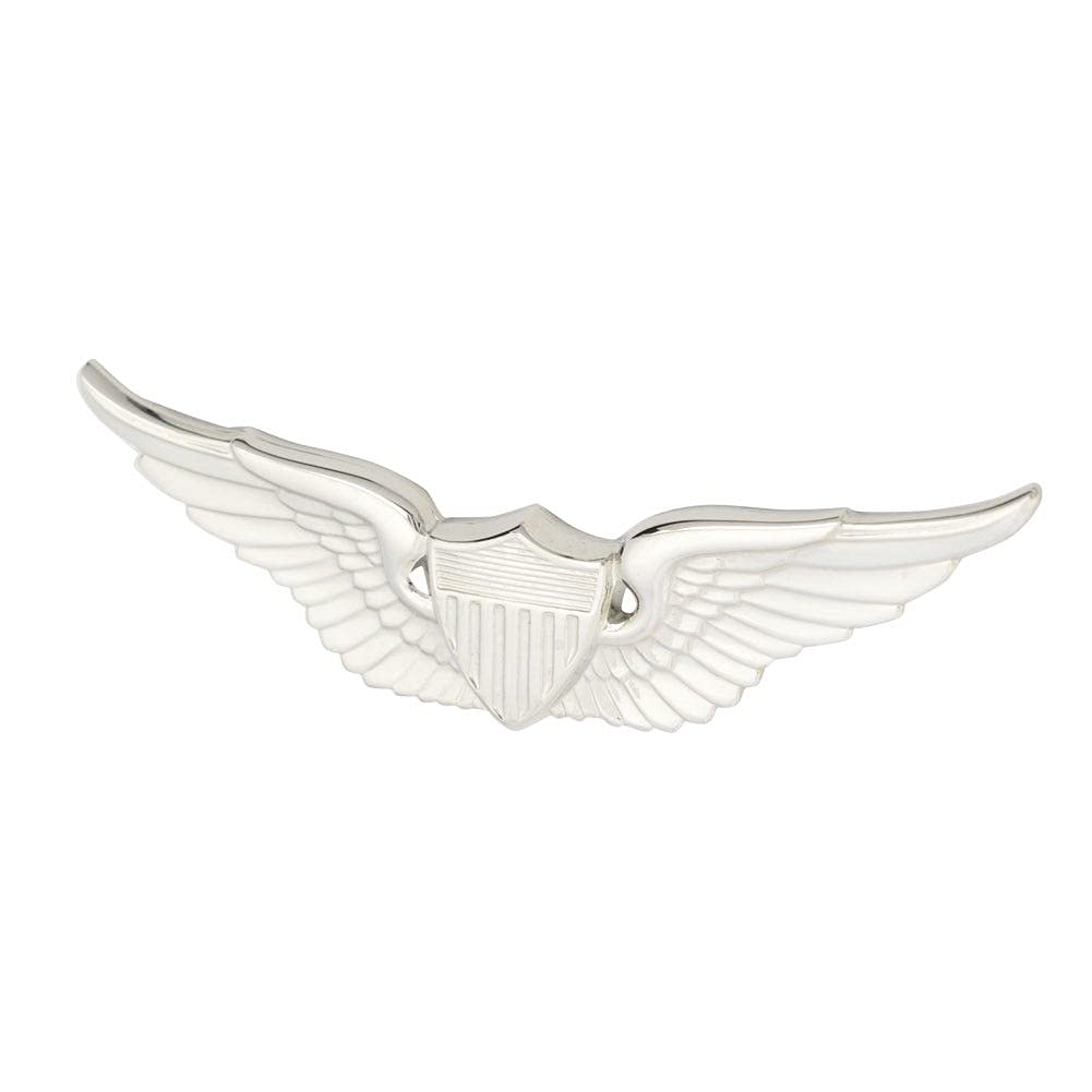 MEDALS OF AMERICA EST. 1976 Army Aviator Badge Mirror Finish Full Size 3/4 x 2.5 inches Metal Solid Metal Badge