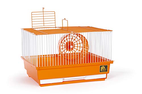 Image of Prevue Pet Products Single-Story Hamster and Gerbil Cage, Orange