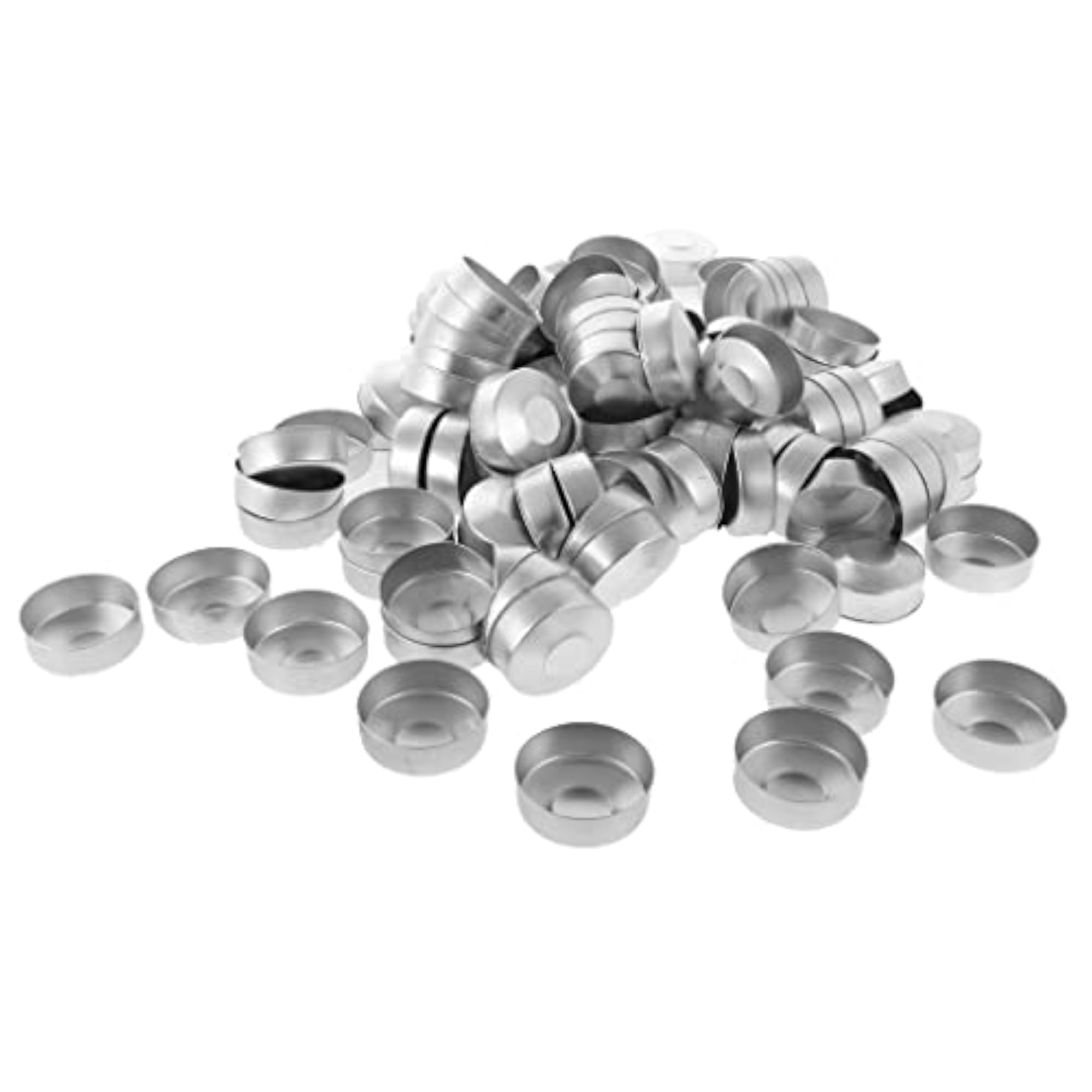 Aluminium Tea Light Empty Case Containers for Candle Making