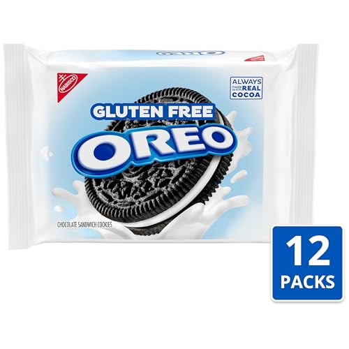 Image of OREO Gluten Free Chocolate Sandwich Cookies, Gluten Free Cookies, 12-12.08 oz Packs