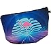 Produktbild cosey Make-up Tasche, trendige Schminktasche und Kulturbeutel  Cyber Flamingo