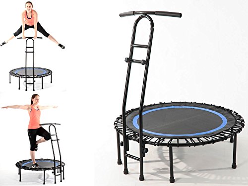 Joka Trampoline de Fitness Noir/Bleu Ø 110 cm certifié TÜV/GS