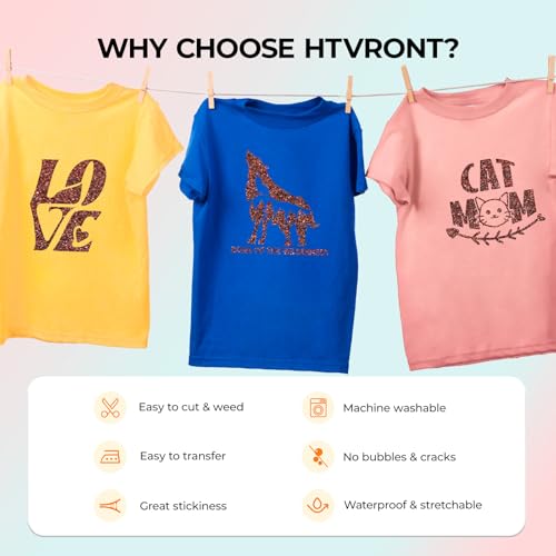 Image of HTVRONT Maroon Glitter HTV Heat Transfer Vinyl - 12 inch x 10ft Maroon Glitter Iron on Vinyl for Shirts, Glitter HTV Vinyl Rolls for Heat Transfer Design