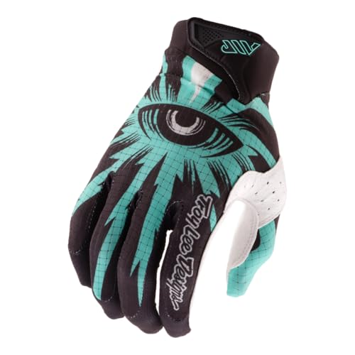 Troy Lee Designs Air Glove Cyclops Carbon/Real Teal 2X