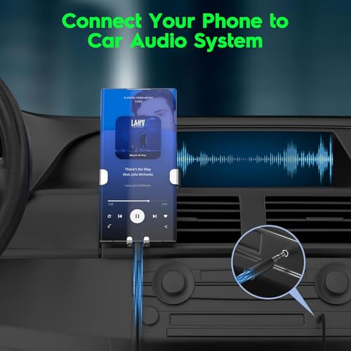 USB C auf Aux Kabel 1.2M, USB Typ C auf Klinke Kabel 3.5mm Audio Aux Dauerhaft kompatibel mit iPhone 16/15 Pro Max, Galaxy S24/S23/S22 Ultra, iPad Pro, Pixel, Huawei P40