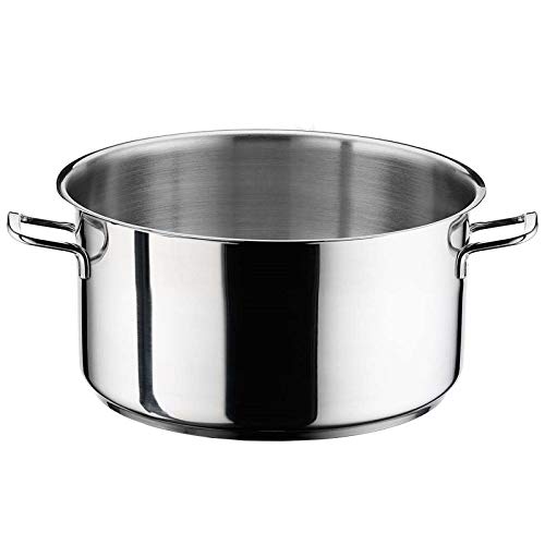 Borella Casalinghi Beta - Cacerola de acero inoxidable (22 cm)