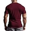 ReedCA Bersek Musou - Mens Bodybuilding T-Shirt - Gym Training Top Fashion Workout Shirts Hipster Shirt A Man of Iron, Emoyinji-wine Red, XL #1