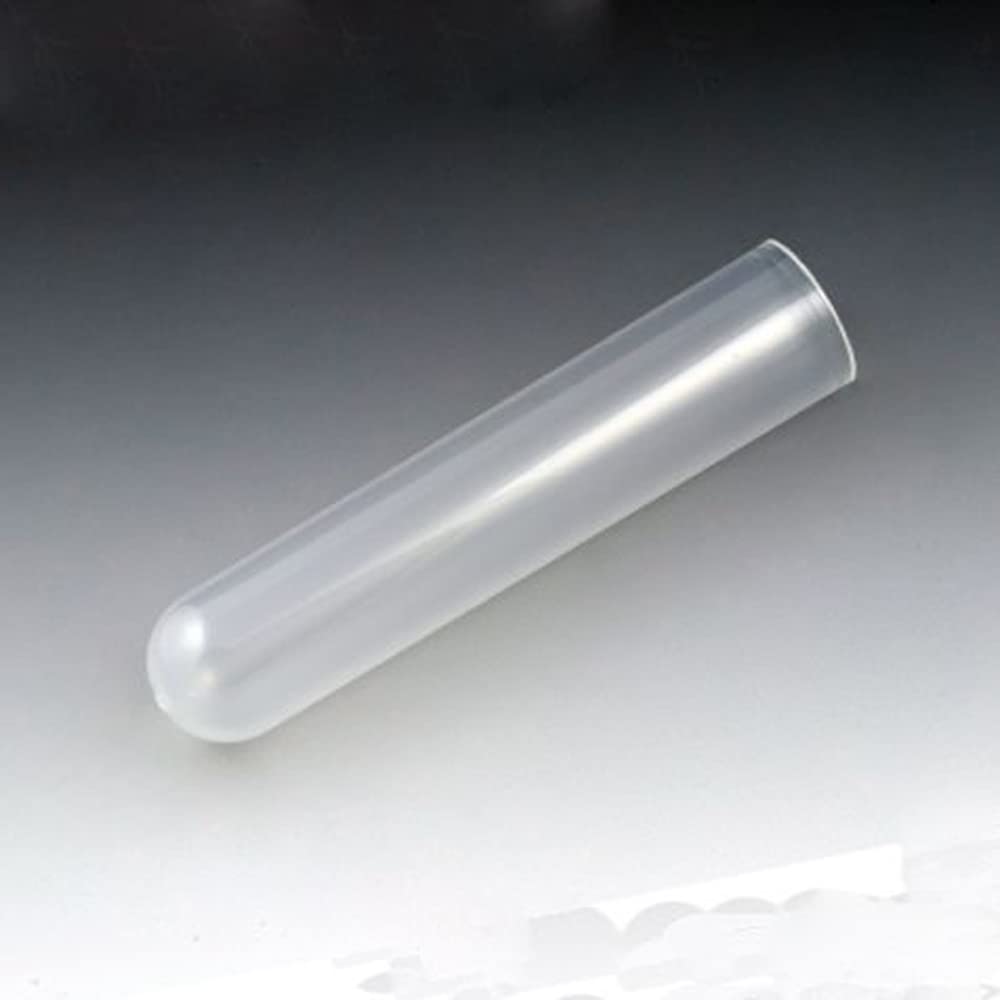 Globe Scientific 119040A Polypropylene Test Tube Without Rim, 8ml Capacity, 16mm Diameter, 75mm Length, Pack of 1000