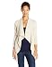 Sofie Women's 100% Cashmere Open Front Waterfall Cardigan Sweater