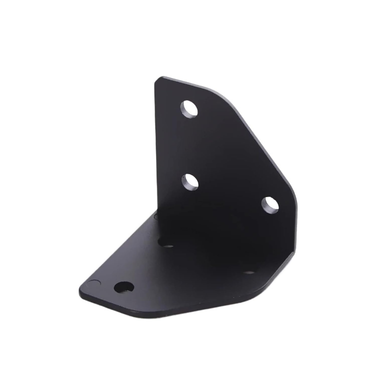 4 Pieces 3030 M6 4040 M8 Right Angle External Connection Plates, Black cast Aluminum Connection Plates, Industrial Aluminum Profiles CNC 3D(3030 M6)