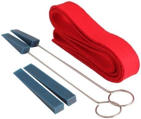 VIN Piano Tuning Mute Kit Temperament Strip 4 Mutes Fixing Tool