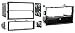 Metra 99-7402 Single DIN or Double DIN Installation Kit for 2003-2005 Nissan 350Z -Black