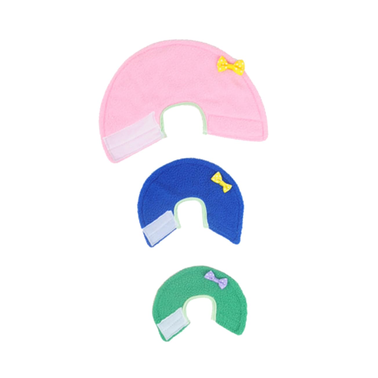 BESPORTBLE 3pcs Bird Elizabeth Circle Parrot Plucking Collar Protective Parrot Collars Bird Surgery Collar Bird Basketball Hoop Bird Neck Collar Birds Pets Parrot Collar Polar Fleece