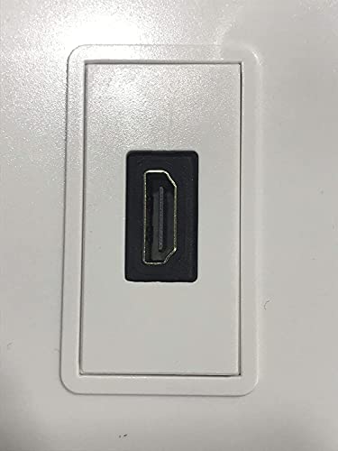 Image of HDMI Multimedia Modular Wall Socket Face Plate Socket Plug Jack Cable or Adapter for Home /Office. (HDMI)