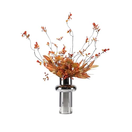 Z4T8M2K6G5 Arreglo Floral Artificial Flores de simulación Naranja Simples, Decoraciones Suaves, mesita for café Sala Estar, arreglo Floral, Adornos Ligeros for Mesa Comedor Lujo