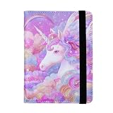 White Horse PU Leather Cover