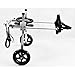 2 Roulant pour Chien Réglable pour 1-60kg Vieux Chien, Chat, Lapin, Scooter Chariot De Chien Fauteuil Roulant Chien Handicapé Rééducation des Jambes（8 Tailles） (Size : M)