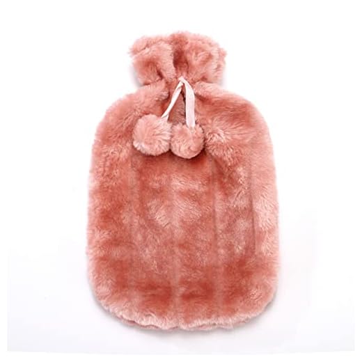 Hot Water Bag - Plush Hot Water Box, Portable Hot Water Bags, 2 L Water Bag Water Bottle, Winter Warmth Bag with Plush Cover, Pain Relief Neck Shoulders - Gift to Women/Men Clearance
