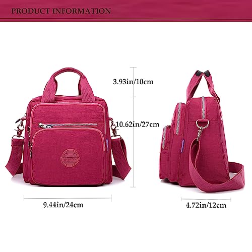 KARRESLY Mini backpack purse for Women Casual Lightweight Small Daypack for Women(Purple)