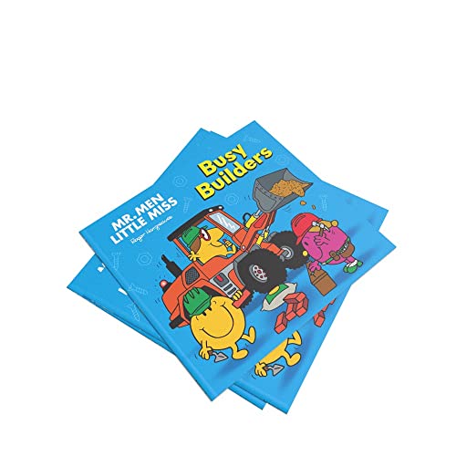 Mr. Men Little Miss: Busy Builders: Join Mr Happy on the construction site in this funny illustrated