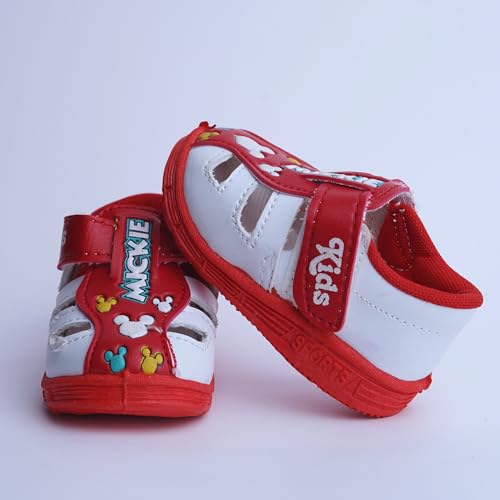 Image of Kids Chu-Chu Sound Musical First Walking Cozy Sandals for Baby Boys and Baby Girls Age 9-22 Months