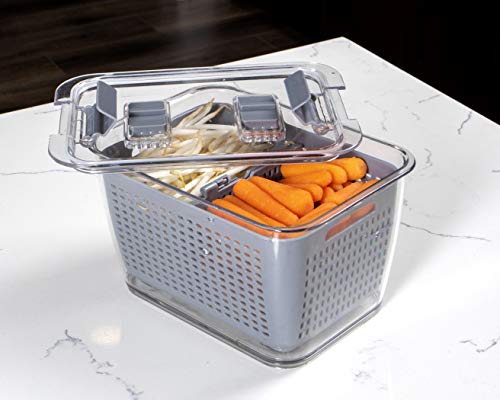 Kitchen Spaces - 1465A6-Amz Kitchen Spaces Colander Bin, Medium, Gray #TOP5