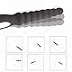 BDSMYEE Wiederaufladbarer Analkugeln Analvibrator mit 10 Vibrationsmodi, Analplug für Prostata-Massage, Analperlen für Männer Frauen Paare SM Sexspielzeug (Schwarz)