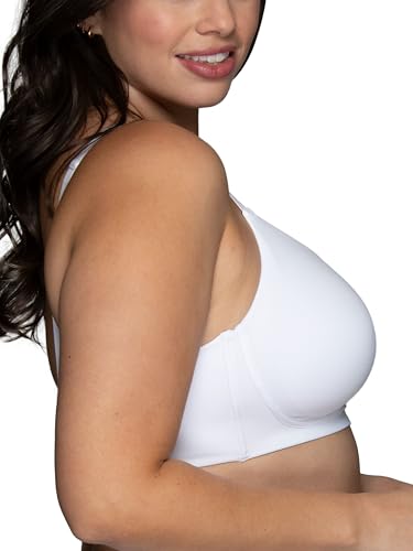 Image of Vanity Fair Women's Beauty Back Smoothing Simple Sizing Wireless Bra, 4-Way Stretch Fabric, Sizes S-3XL