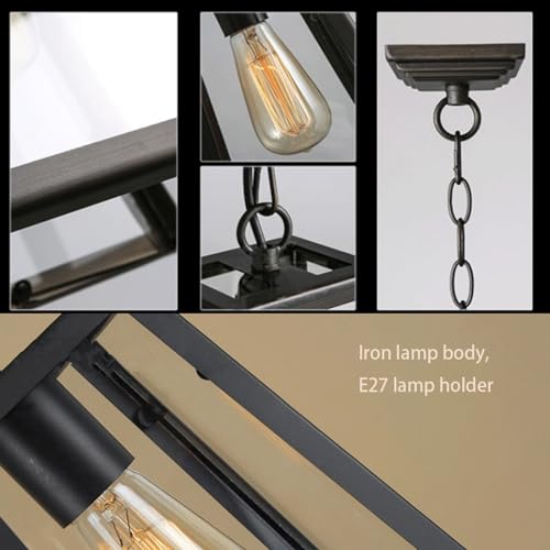 Accesorios de iluminación de techo E27 regulables para comedor y cocina industrial 7