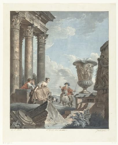 Toile Ruines antiques de Janinet pour créer une ambiance galerie d'art