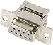 Harting D Sub Connector, Tin & Dimple, D Tin and Dimple, De, Receptacle, 9, Metal, IDC/IDT Rohs Compliant: Yes - 09 66 118 7500.