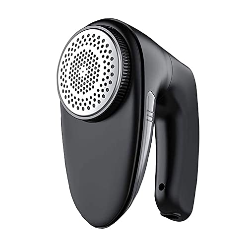 Rasoir Anti Bouloche, USB Rechargeable Portable Electrique Rasoir avec 2 Lames en Acier Inoxydable Remplaçables e Brosse électrostatique pour Vêtements Pulls Meubles Laine Tapis Cover