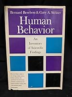 Human Behavior, An Inventory Of Scientific Findings 1131038991 Book Cover
